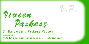 vivien paskesz business card